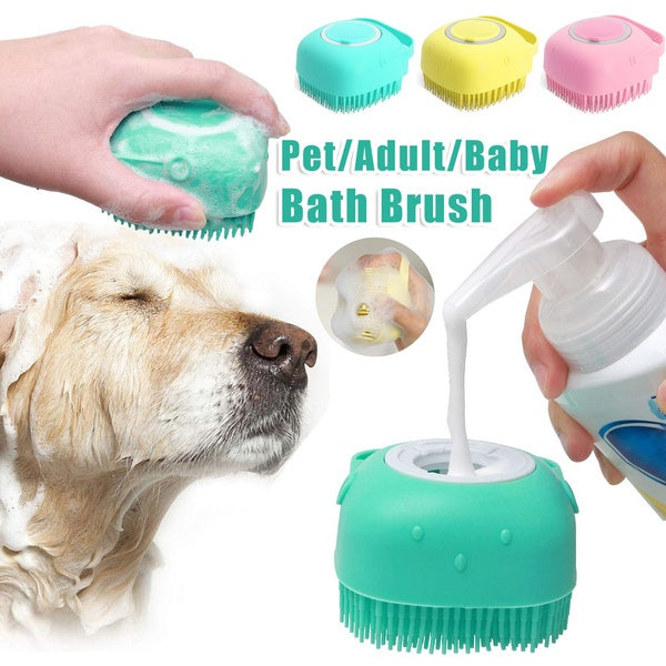 Soft Pet Bath Glove Brush