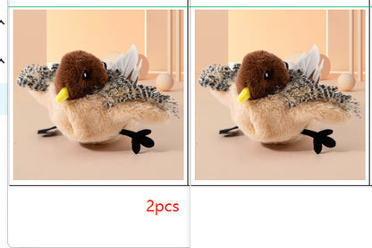 Interactive Chirping Bird Cat Toy