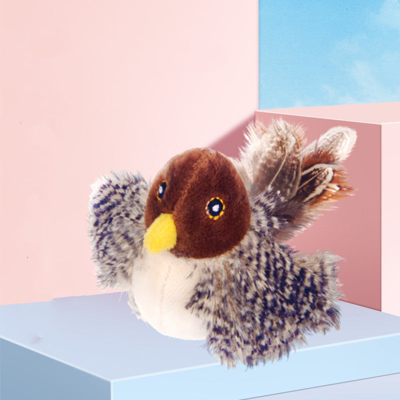 Interactive Chirping Bird Cat Toy