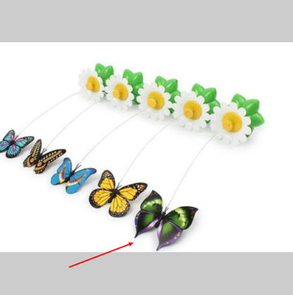Rotating Cat Flower Toy