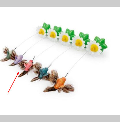 Rotating Cat Flower Toy